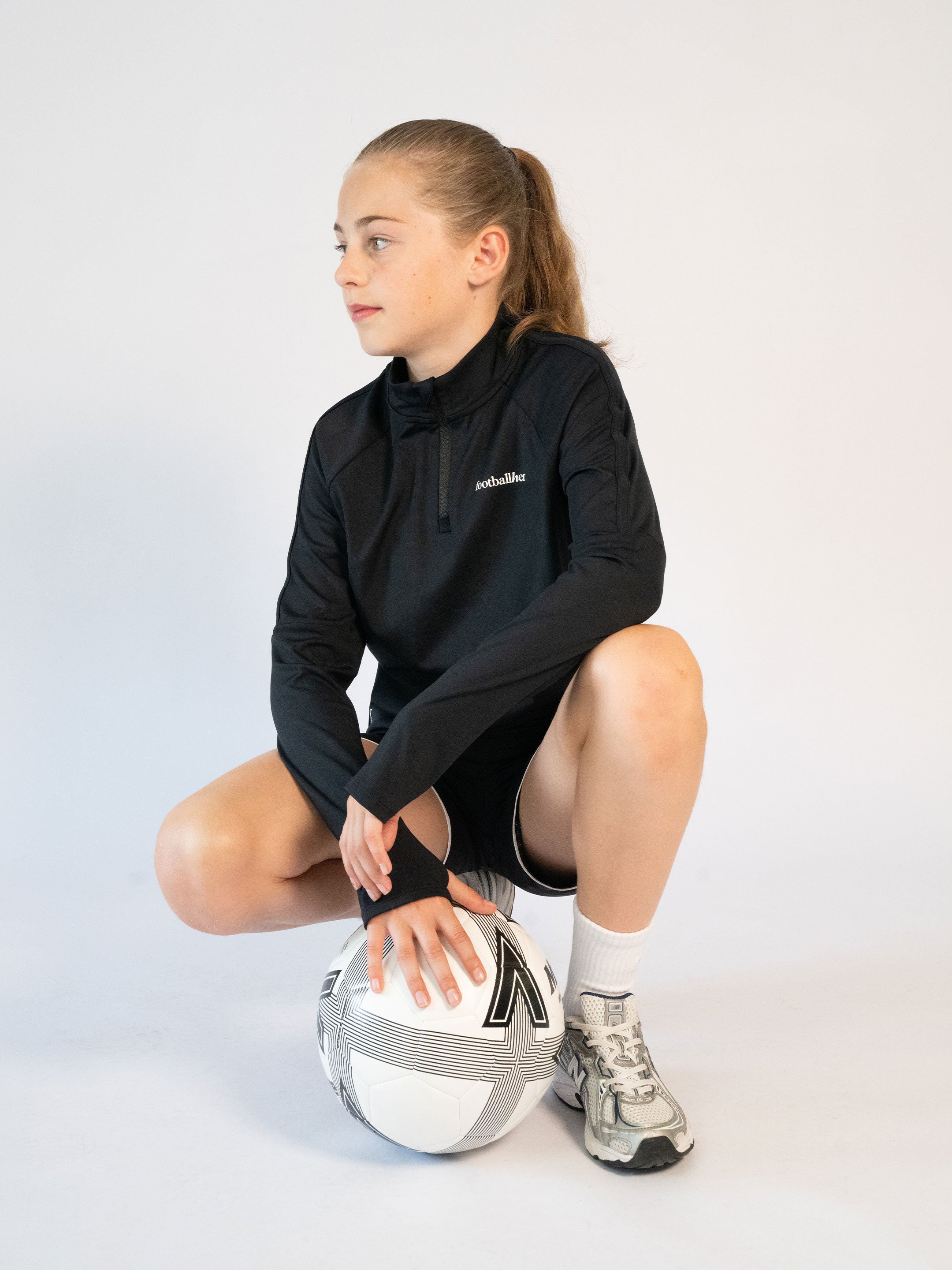 Girls' Perform 1/4 Zip Top