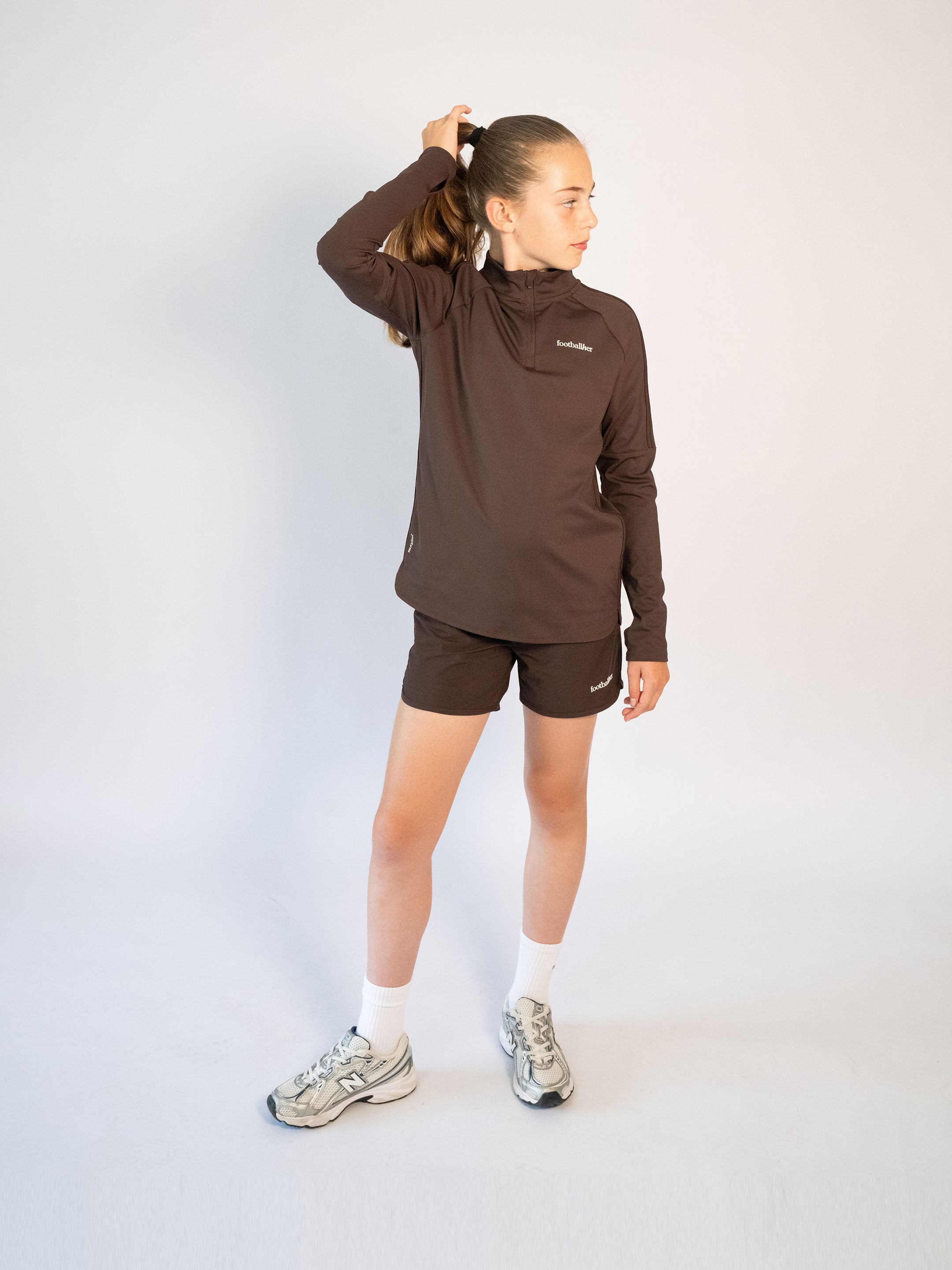 Girls' Perform 1/4 Zip Top
