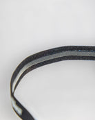 Detailed close up of the silicone non slip layer inside the Footballher headband.