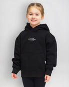 The front of the Girl's Footballher Classic Hoodie.