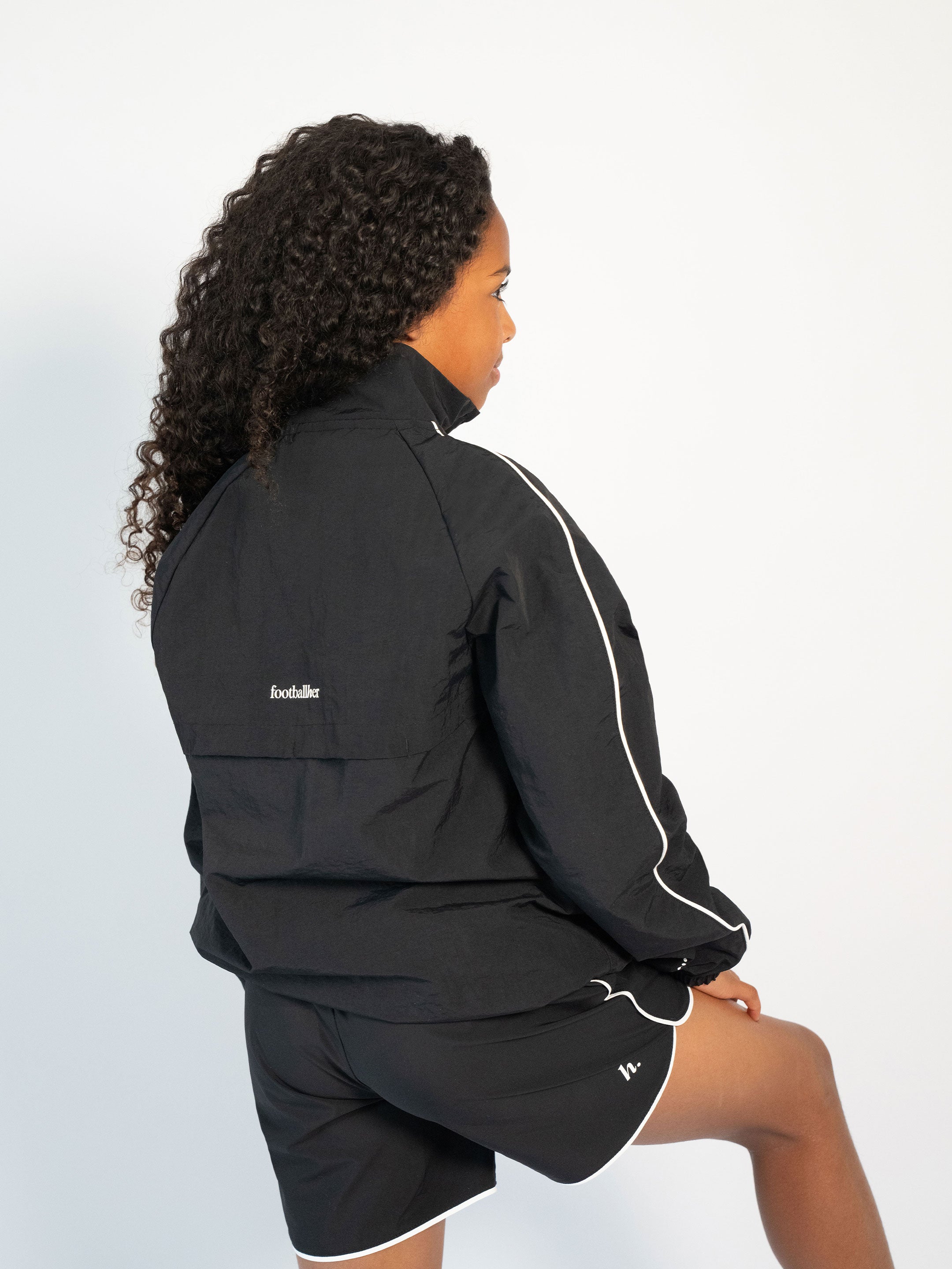 Girls' Piped 1/2 Zip Jacket