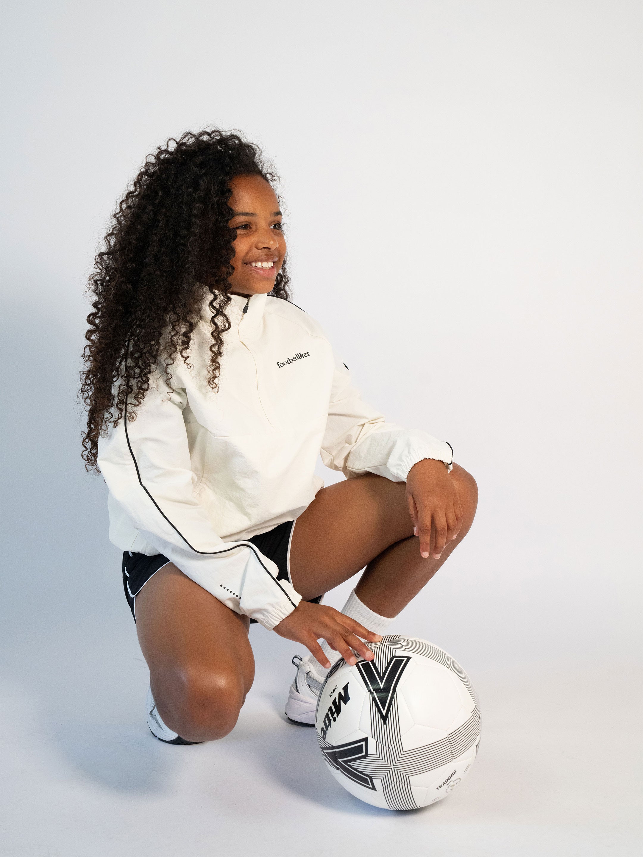 Girls' Piped 1/2 Zip Jacket