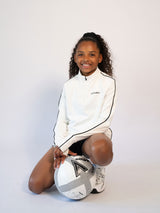 Girls' Piped 1/4 Zip Top
