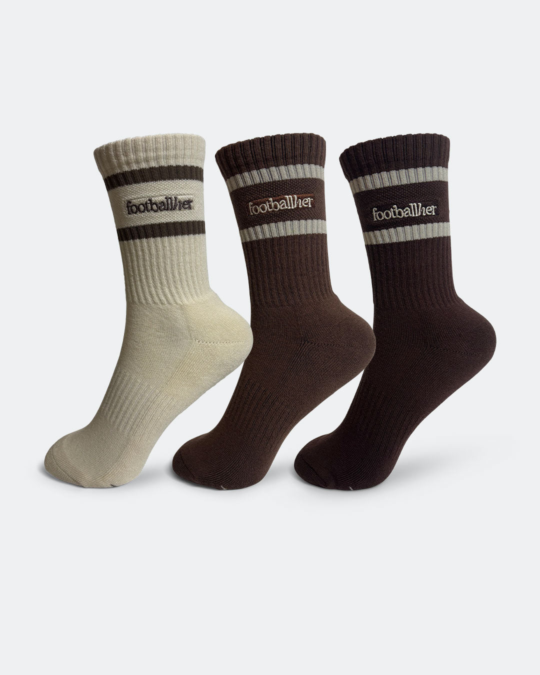 Women's Everyday Striped Crew Sock 3pk